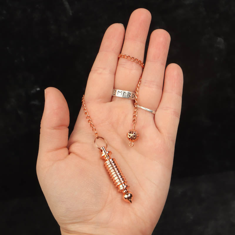 Copper Plated Groove Pendulum Gifts & Decor: Pendulum Crystal Magic online 