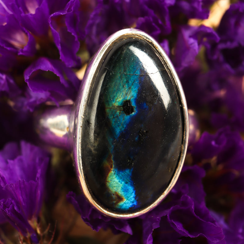 Spectrolite Ring Jewelry: Ring Starborn Creations 