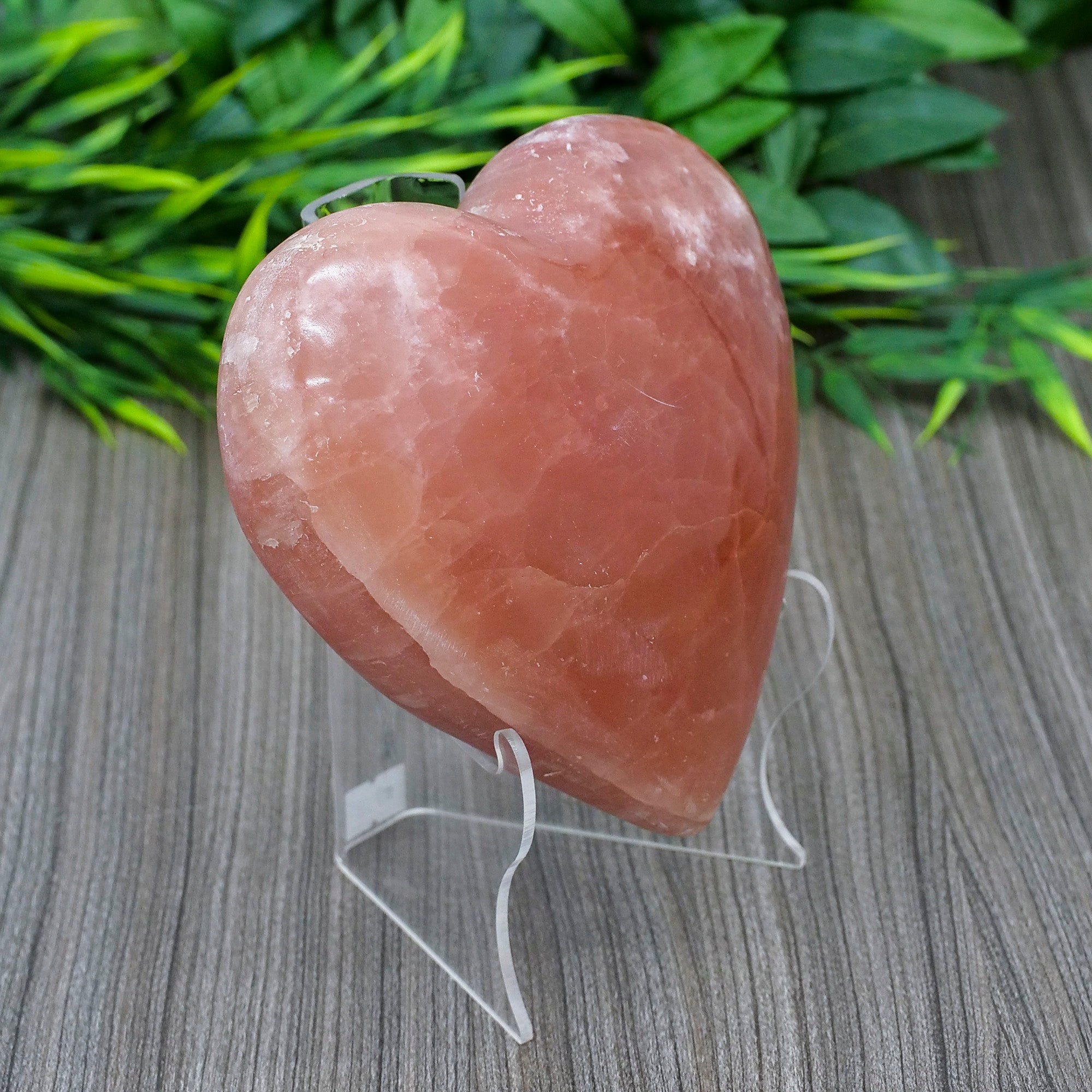 Strawberry Calcite Heart Crystal Heart Crystal Magic 