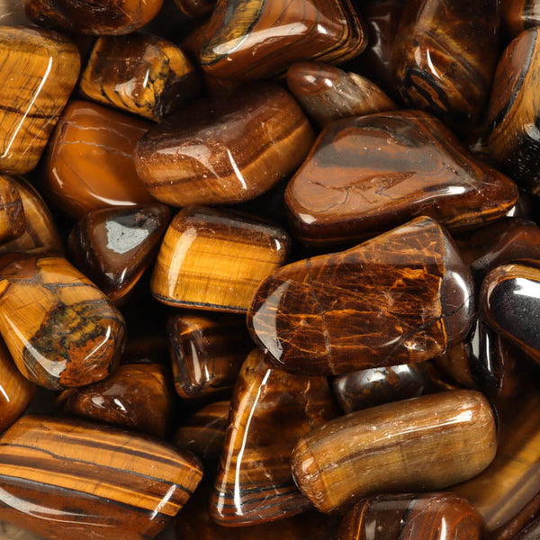 Tiger's Eye Tumbled Stones