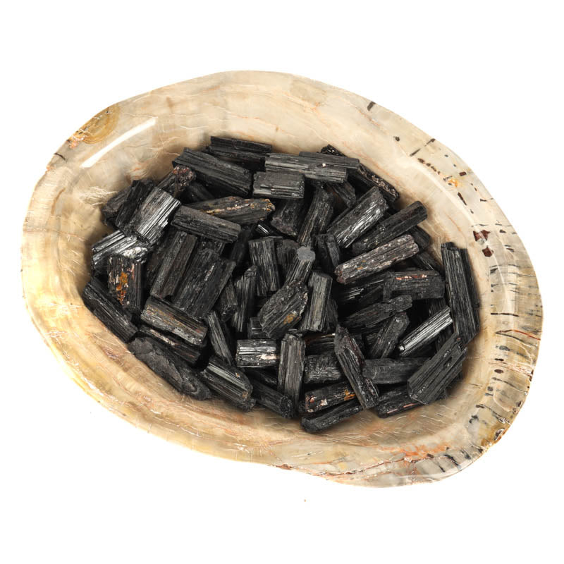 Raw Brazilian Black Tourmaline Sheathe Crystal Chunk Crystal Magic 