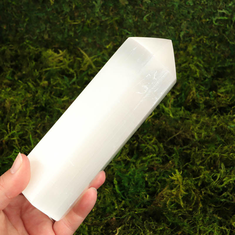 Selenite Point Crystal Point Crystal Magic Large 