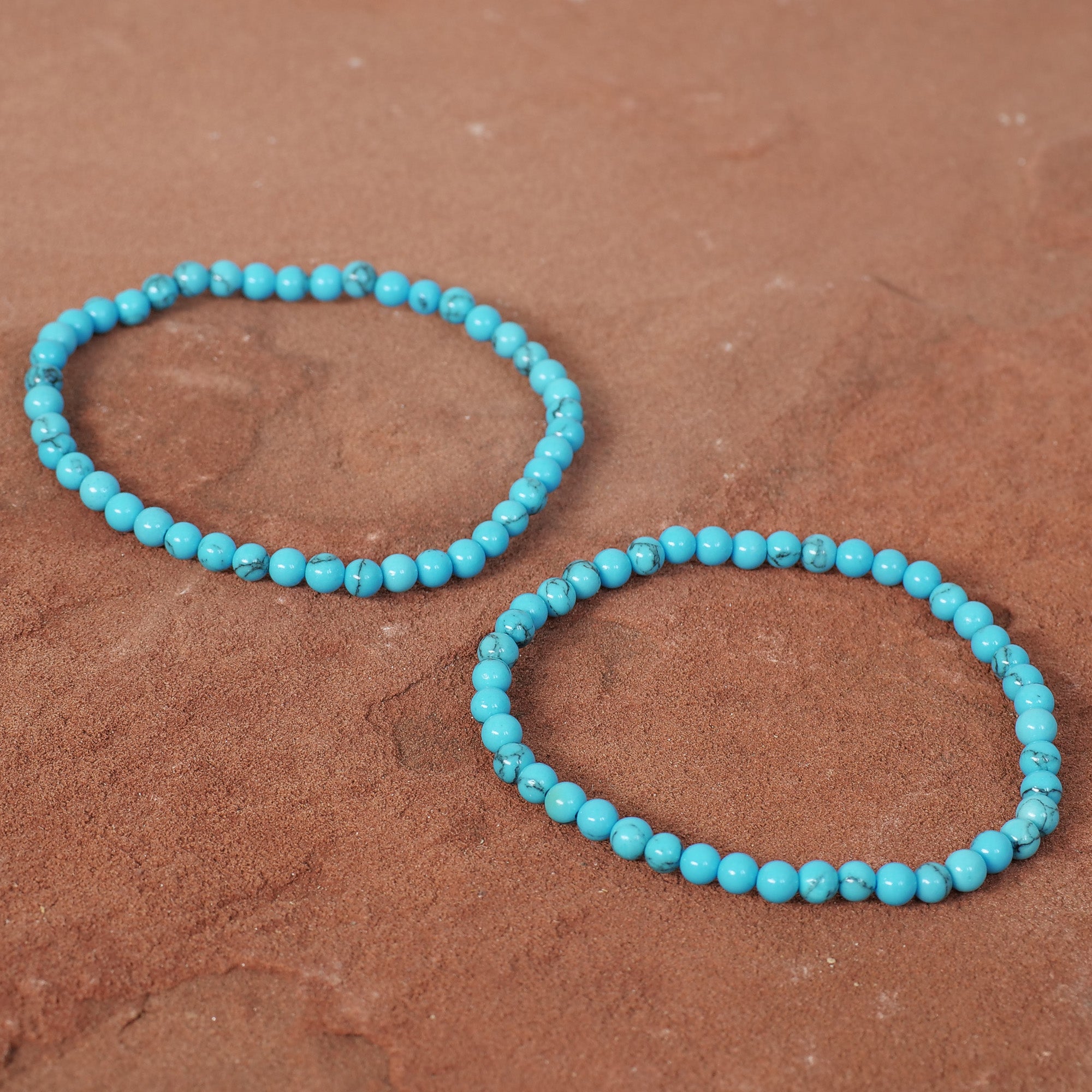 Turquoise-Howlite Bracelet Jewelry: Bracelet Milk and Honey 4mm 
